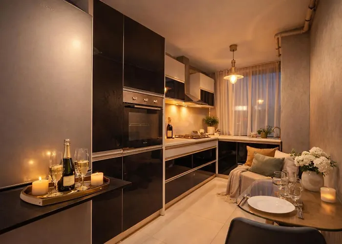 Stylish Monochrome 1br In Appartement